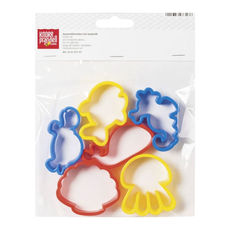 Vykrajovátka plastová sada (6ks) moře