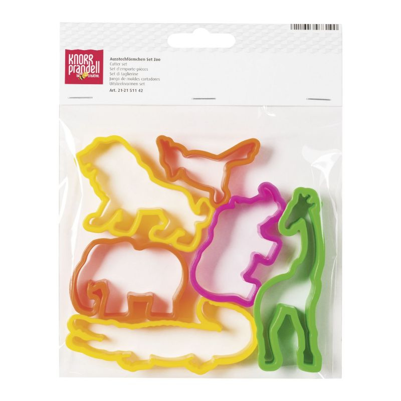 Vykrajovátka plastová sada (6ks) zvířata