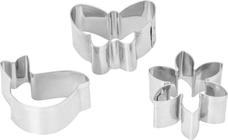 Vykrajovátka kovová sada - jaro (3ks)