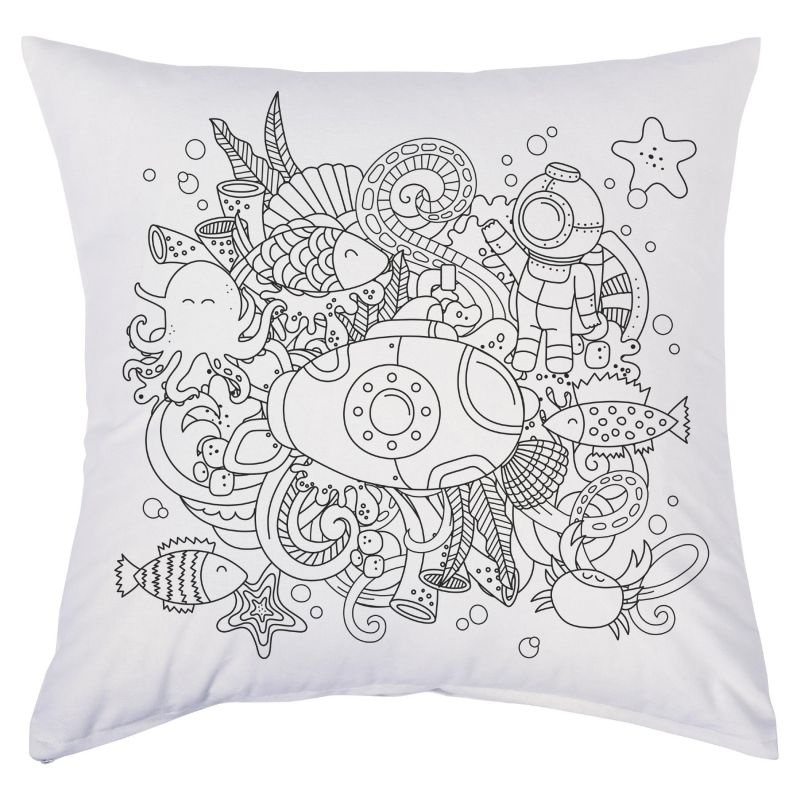 Povlak na polštář Mořský svět (40 x 40 cm)