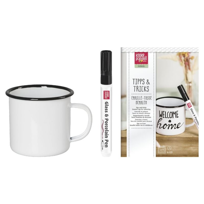 Sada na dekorování smaltovaného hrnku (1ks)