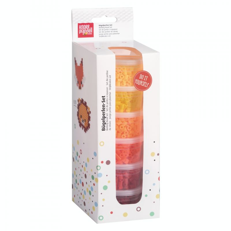 Zažehlovací korálky (6x500ks) žluto červené