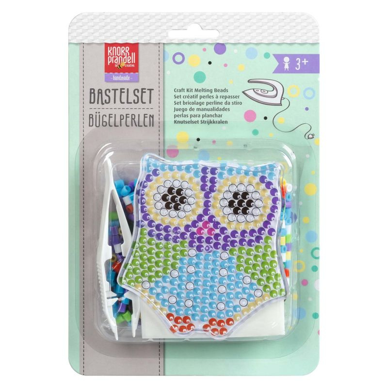 Zažehlovací korálky a podložka sova