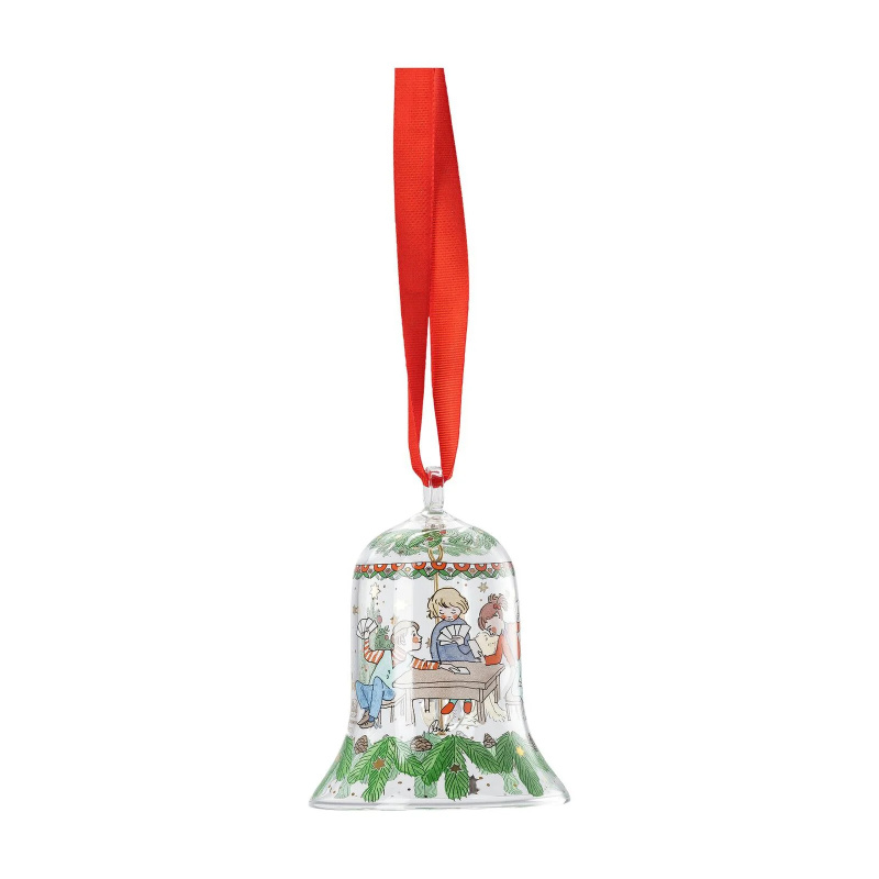 Rosenthal Skleněná ozdoba na stromeček Zvonek, Vánoční radovánky, 7 cm 02251-722300-49705