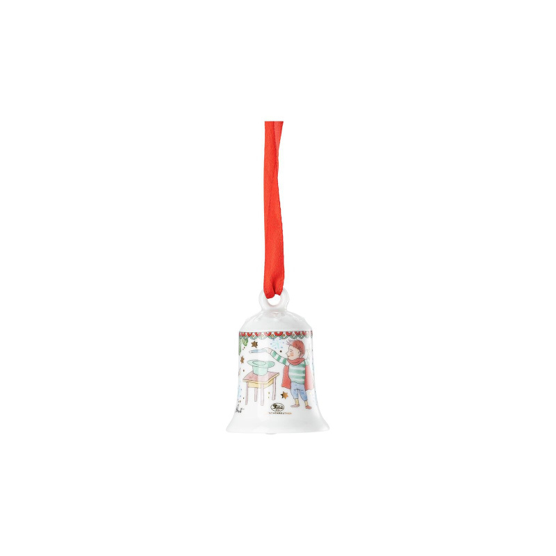 Rosenthal Porcelánový mini zvonek, motiv Kouzelník, Vánoční radovánky, 5 cm 02250-727498-27919