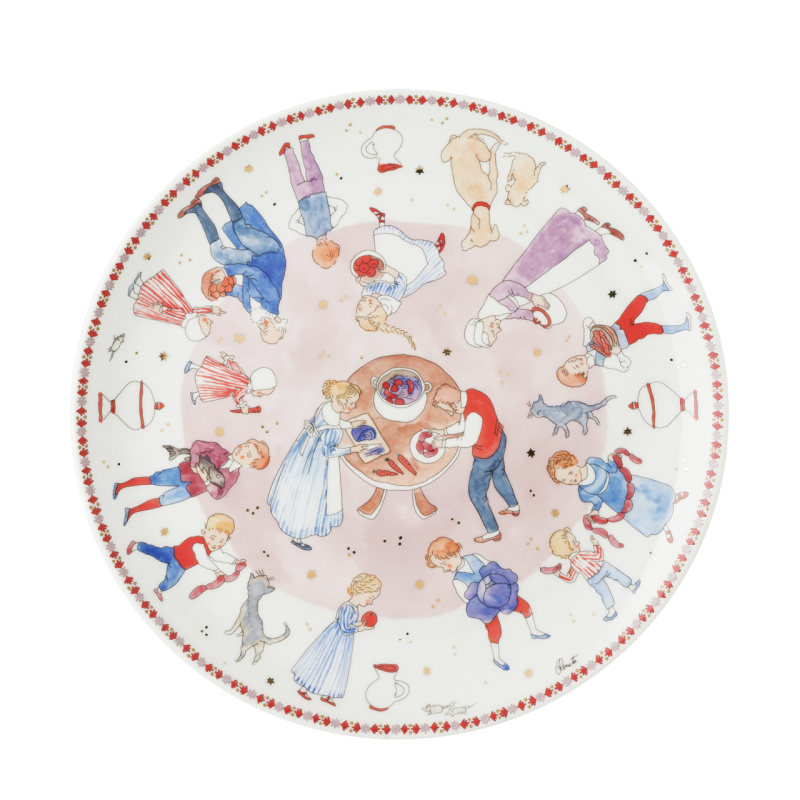 Rosenthal Talíř na cukroví, Vánoční hostina, Ø 28 cm 02471-727522-12784