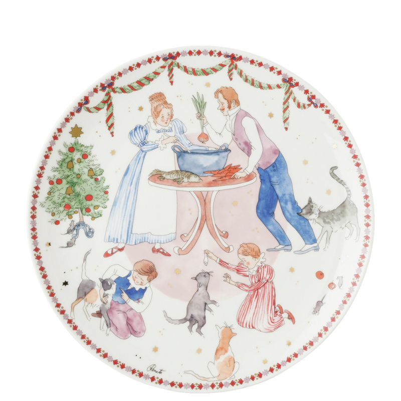 Rosenthal Vánoční talíř, Vánoční hostina, Ø 23 cm 02476-727522-10862