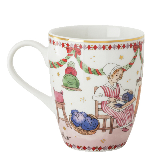 Rosenthal Vánoční hrnek s uchem, Vánoční hostina, 360 ml 02476-727522-15505