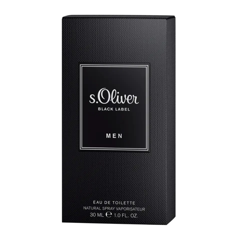 s.Oliver EDT 30ml Black Label Men