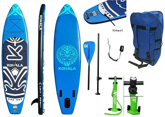 Paddleboard Explorer Kohala / nosnost 170 kg / modrá Varianta: ivi1