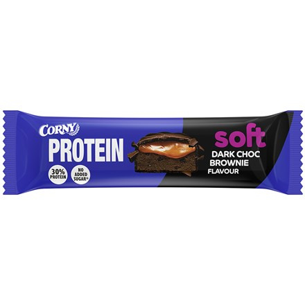 Corny Protein SOFT hořká čokoláda-brownie 45 g