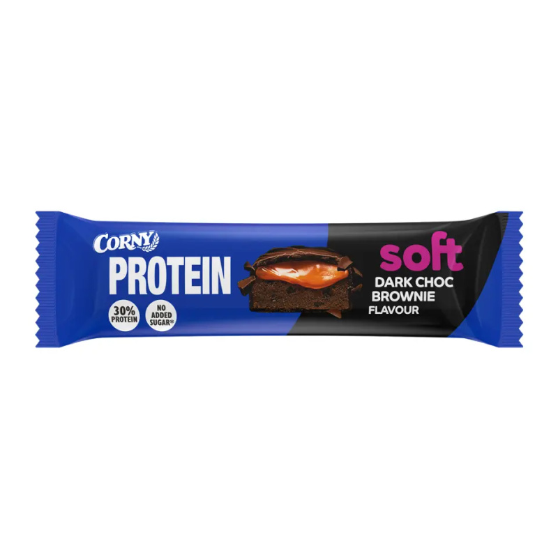 Corny Protein SOFT hořká čokoláda-brownie 45 g