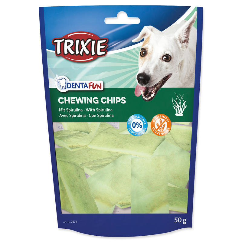 DENTAFUN žvýkací chipsy+spirulina 50 g