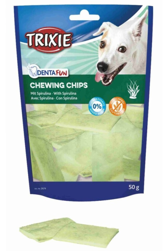 DENTAFUN žvýkací chipsy+spirulina 50 g