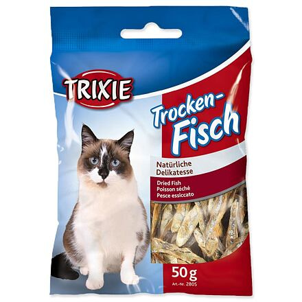 Sušené rybičky, pamlsek pro kočky TRIXIE 50 g