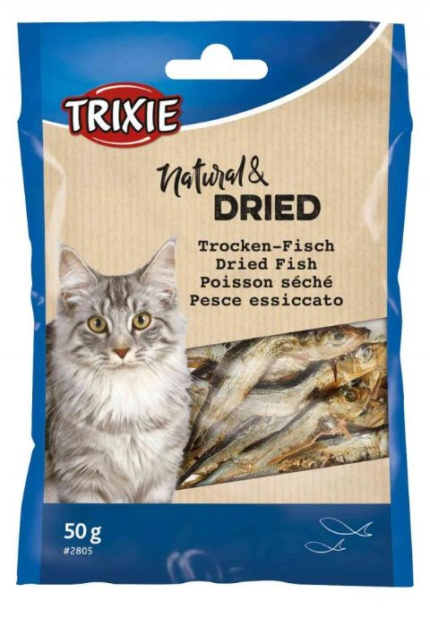 Sušené rybičky, pamlsek pro kočky TRIXIE 50 g