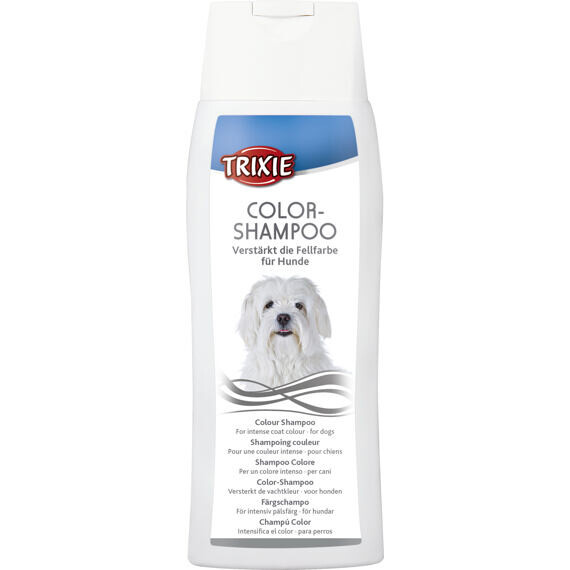 Color šampon-bílý TRIXIE - pro světlé a bílosrsté psy 250 ml