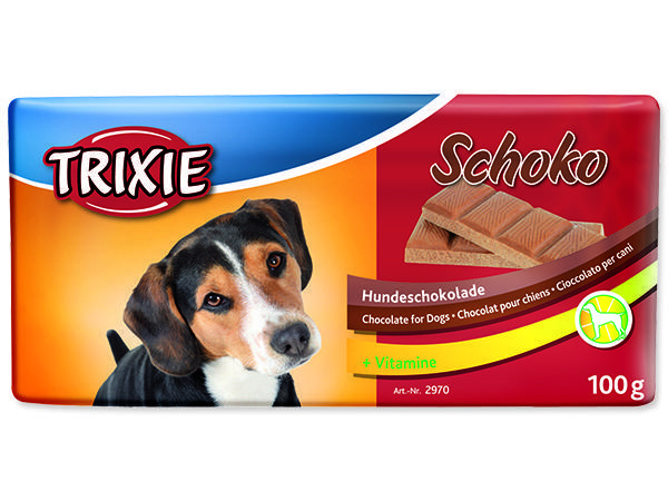 Schoko - čokoláda s vitamíny hnědá TRIXIE 100 g