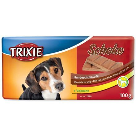 Schoko - čokoláda s vitamíny hnědá TRIXIE 100 g