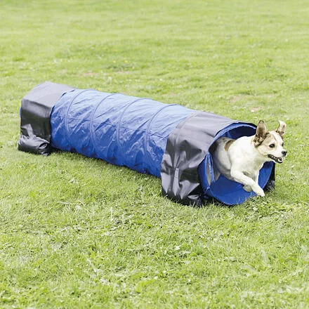 Agility tunel - malý pes, štěně - modrý 40cm/2m