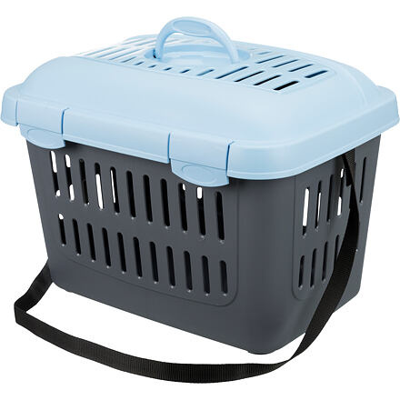 Transportní box MIDI CAPRI 44x33x32cm max.do 5kg TRIXIE,  - modro/šedá 1 ks