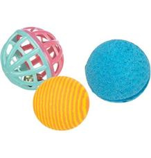 Trixie Sada 3 Míčky s Rolničkou - 3,5 až 4cm