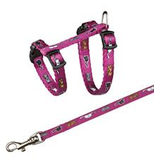Trixie Postroj Cat pro Koťata s Vodítkem - 8mm/21 až 34cm/1,2m