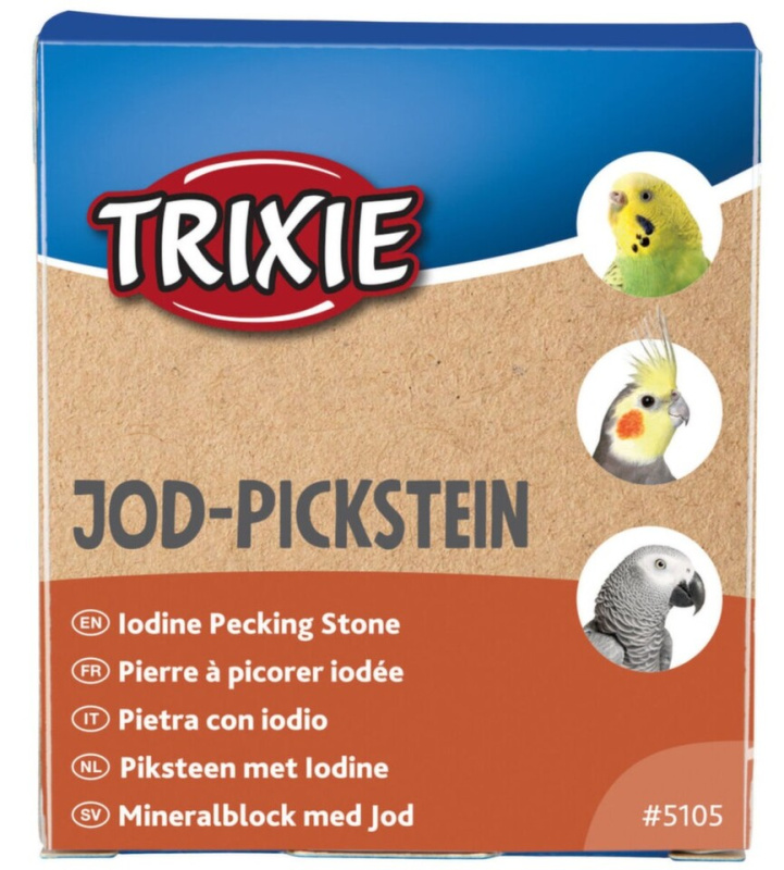 Jod Pickstein - minerální blok pro velké papoušky TRIXIE 1 ks