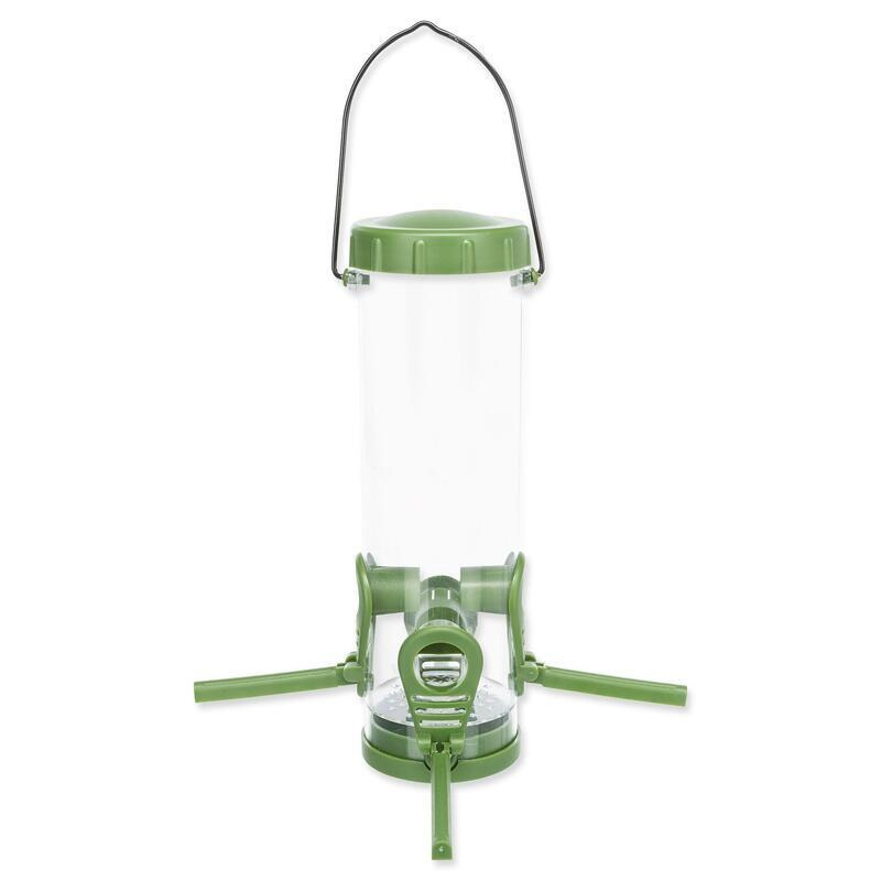 Zahradní závěsné automatické krmítko 4 otvory 450 ml/23 cm 1 ks