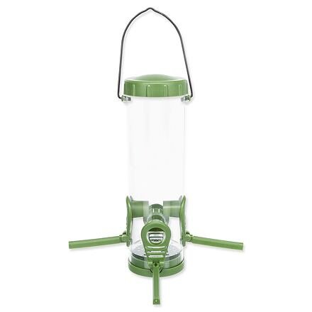 Zahradní závěsné automatické krmítko 4 otvory 450 ml/23 cm 1 ks
