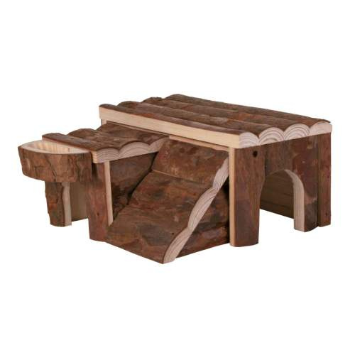 Trixie Dřevěný domek LUKA pro křečka 14x7x14cm TRIXIE