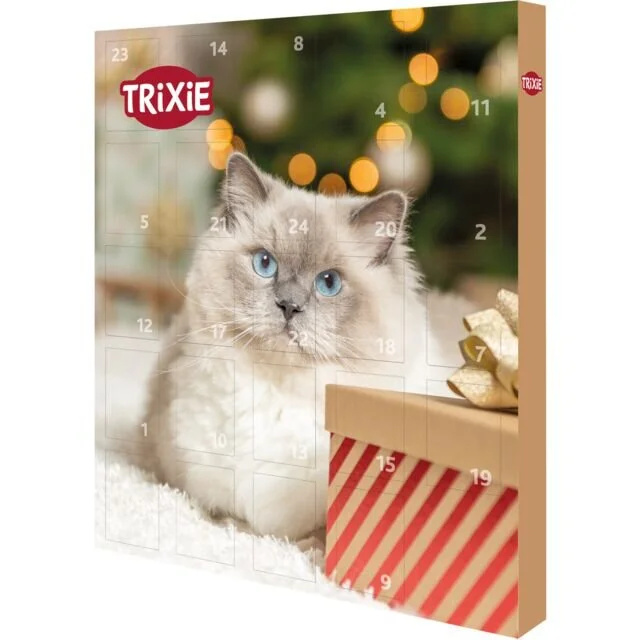 Adventní kalendář pro kočky, 30x34x3,5 cm TRIXIE 1 ks
