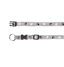  Reflexní obojek SILVER REFLECT (XS-S) 22-35 cm/15 mm