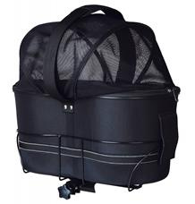 Přepravka na zadní nosič kola pro psa,kryt síťovina 29 x 48 x 42 cm (max. 6kg) 29 x 48 x 42 cm - na nosič 11,8–16 cm