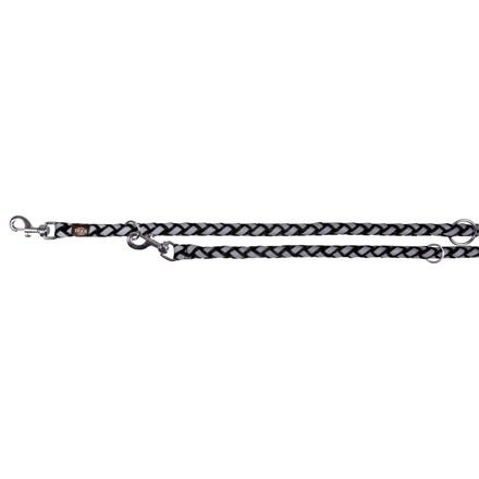 Vodítko TRIXIE reflexní černé S-M 200 cm