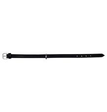 Obojek ACTIVE kožený (L-XL) 52-63 cm/30 mm,  - černý