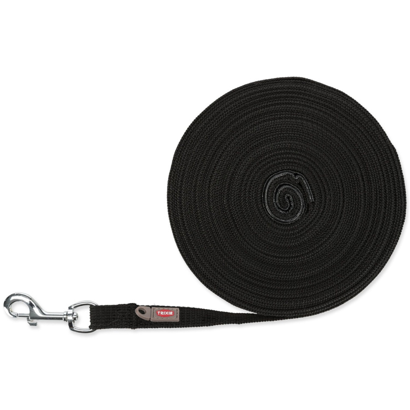Vodítko TRIXIE stopovací černé 15 m