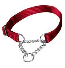 Nylonový polostahovací obojek PREMIUM (S-M) 30-40 cm/15 mm (S-M) - černá