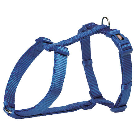PREMIUM H-postroj L-XL 75-120 cm/25 mm královská modrá