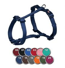 PREMIUM H-postroj L-XL 75-120 cm/25 mm královská modrá