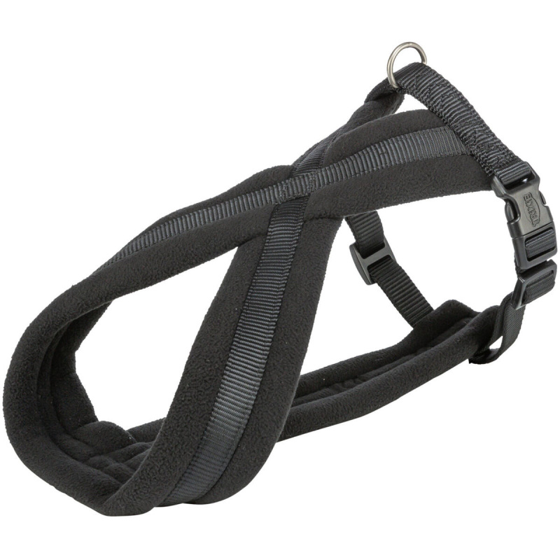 Trixie Postroj Premium Podšitý Černý - S