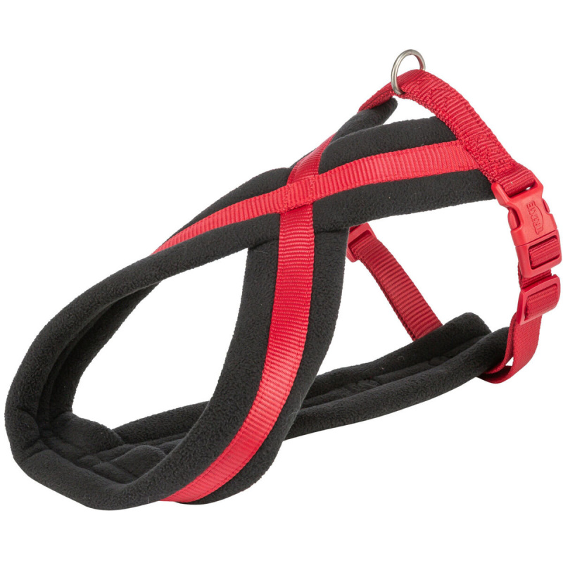 Trixie Postroj Premium Podšitý Červený - L