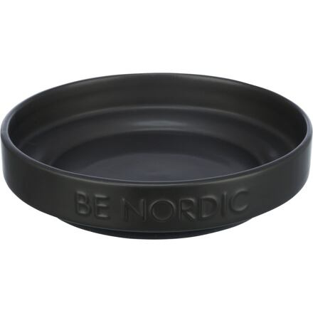 BE NORDIC keramická miska plytká 0,3l/16cm černá