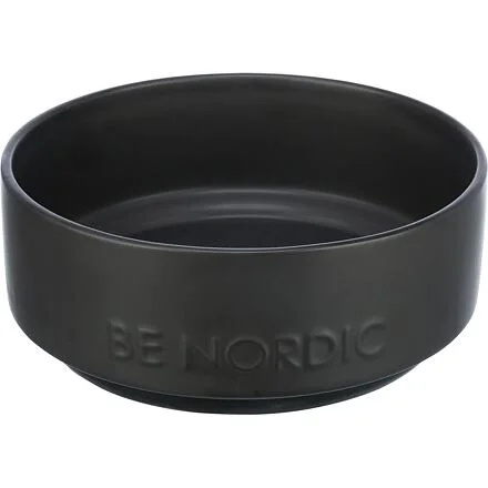 BE NORDIC keramická miska, 1.2l / 18 cm, černá 1 ks