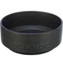 BE NORDIC keramická miska, 1.2l / 18 cm, černá 1 ks