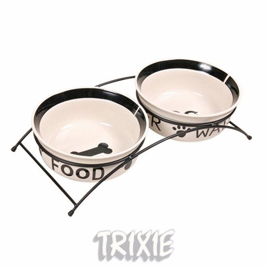 Set keramických misek se stojánkem 2x2,6 l/ 25 cm