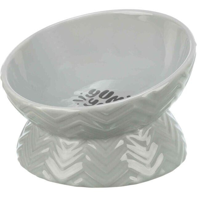 Keramická miska vyvýšená, ergonomický tvar 0,35l/17cm