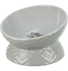 Keramická miska vyvýšená, ergonomický tvar 0,35l/17cm