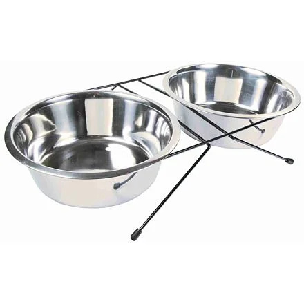 Nerez stojánek + 2 misky 2,8 l/ 24 cm