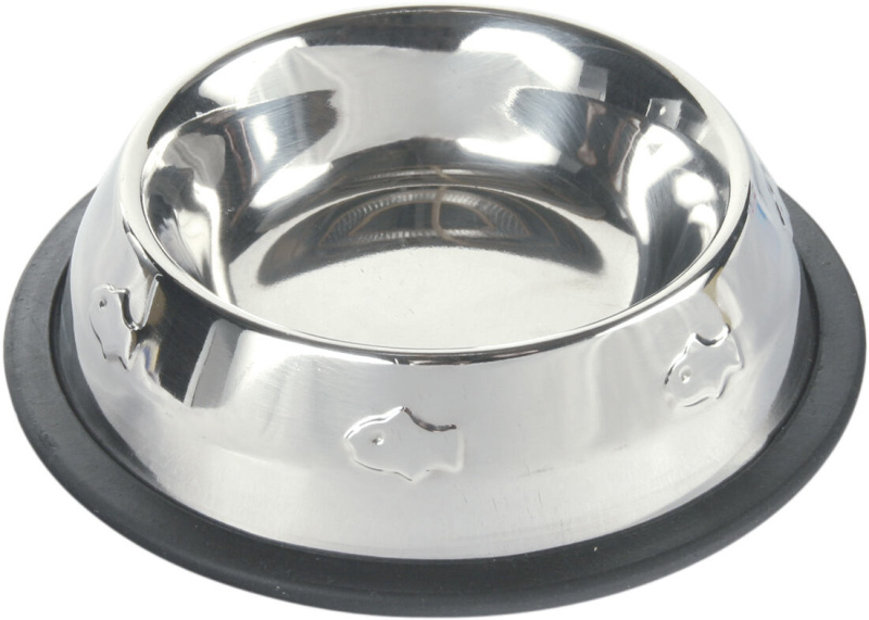 Miska nerez s gumou, motiv rybky 200 ml/ 11 cm